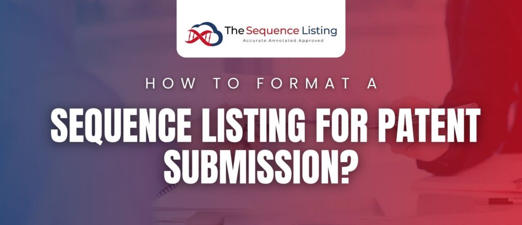 Format a Sequence Listing