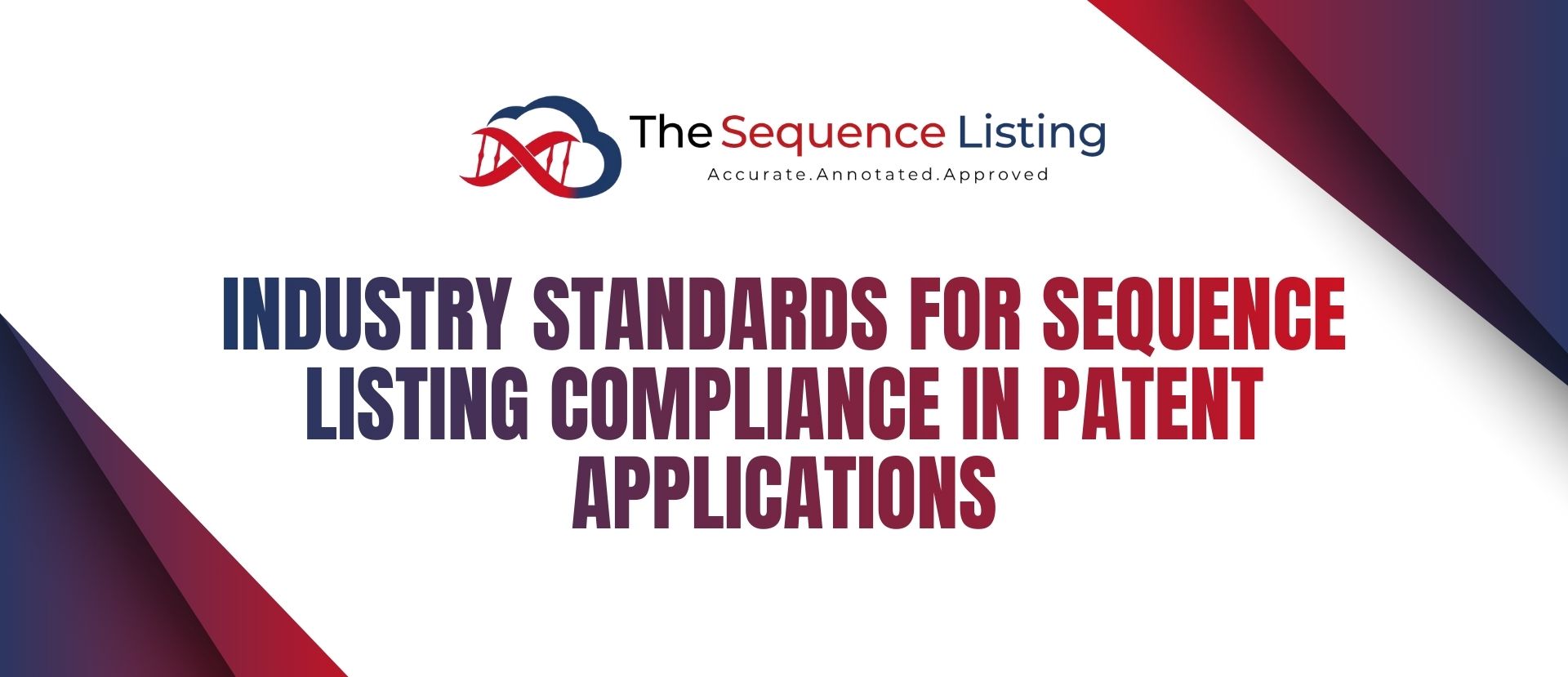Industry Standards for Sequence Listing