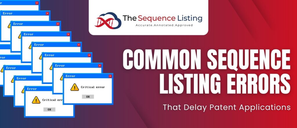 Sequence Listing Errors