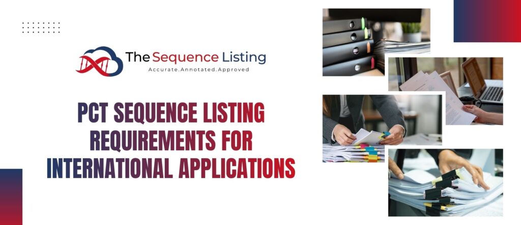 PCT Sequence Listing Requirements