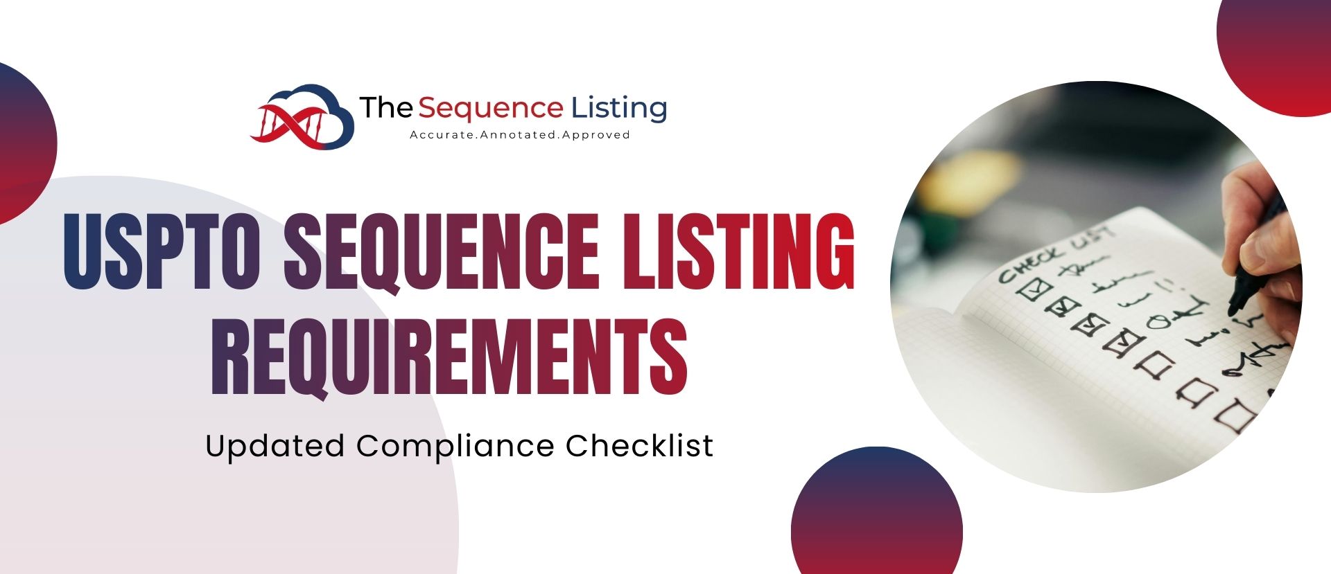 USPTO sequence listing compliance