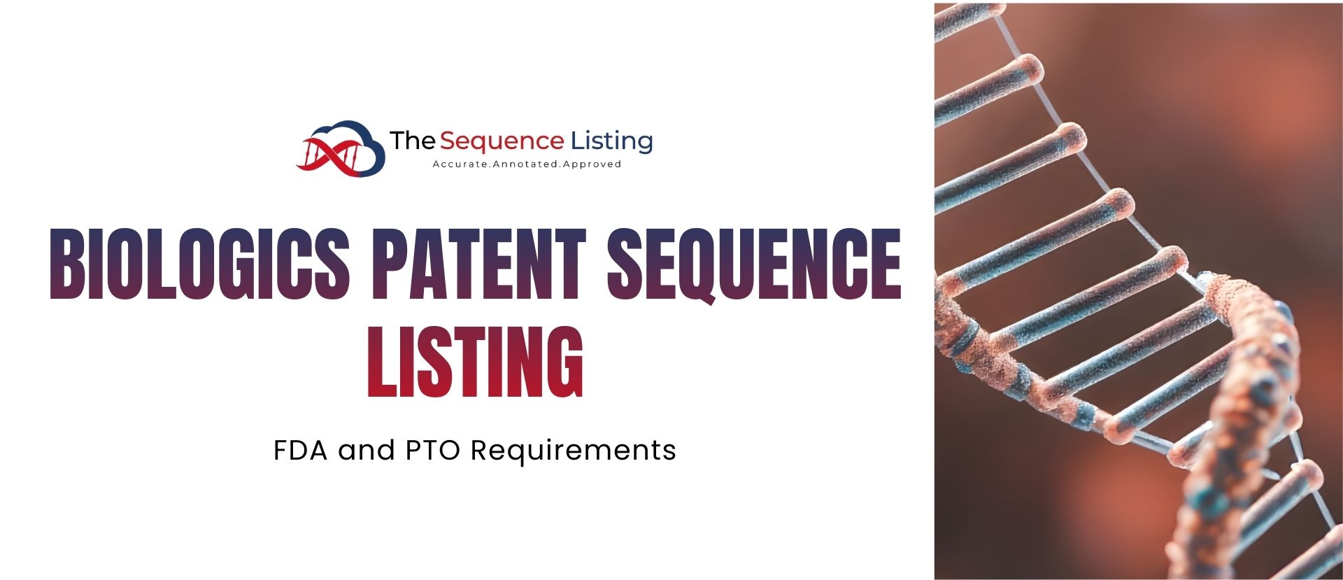 Biologics Sequence Listing Requirements