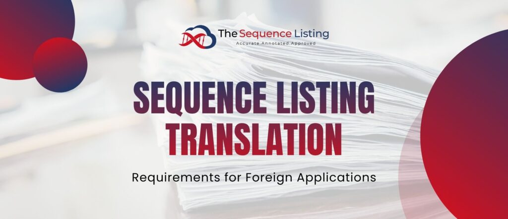 Sequence Listing Translation