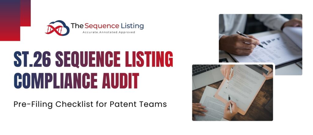 ST.26 Sequence Listing Audit