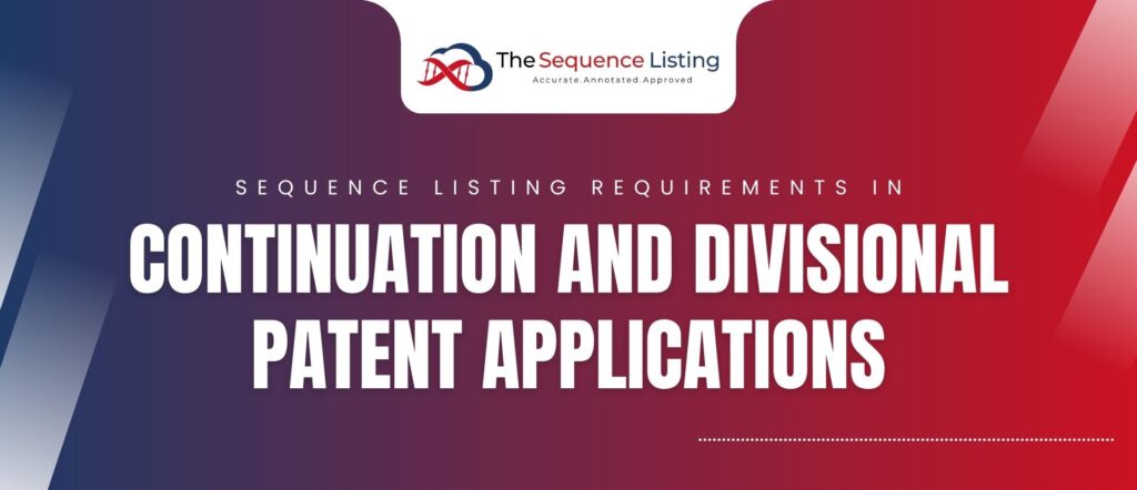 Sequence Listing Continuation Application