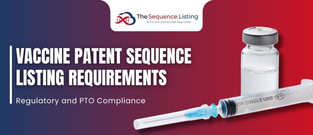 Vaccine Patent Sequence Listing