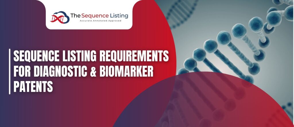 Diagnostic Patent Sequence Listing