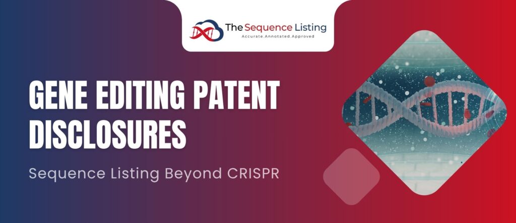 Gene Editing Patent Sequence