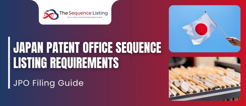 JPO Sequence Listing Requirements