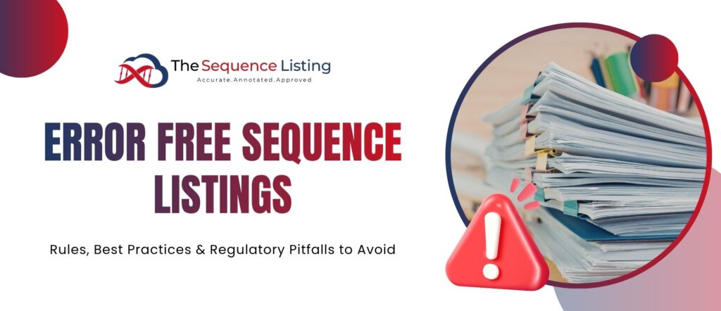 Error-Free Sequence Listings