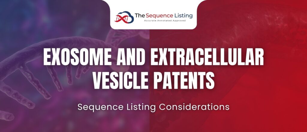 Exosome Patent Sequence Listing