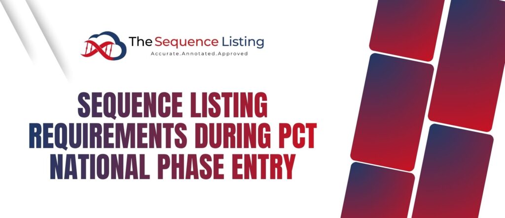 Sequence Listing National Phase