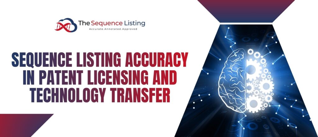 Sequence Listing Patent Licensing